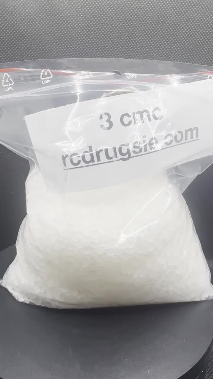 3-CMC crystals with a batch card.